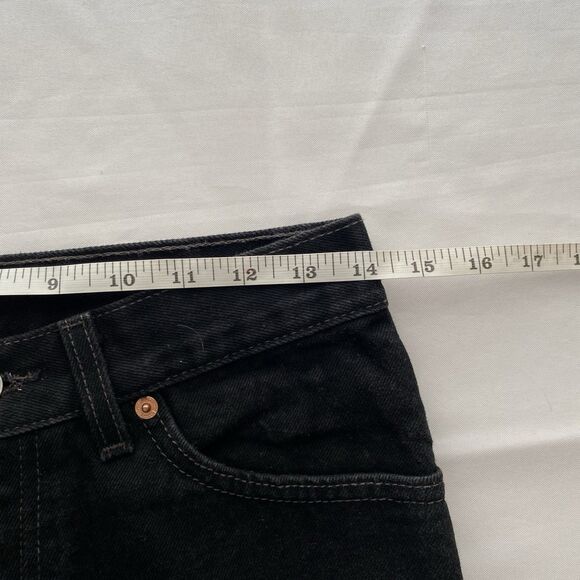 Vintage 1999 Black Denim Levis 512 Jeans Size 9 JR - Picture 15 of 16